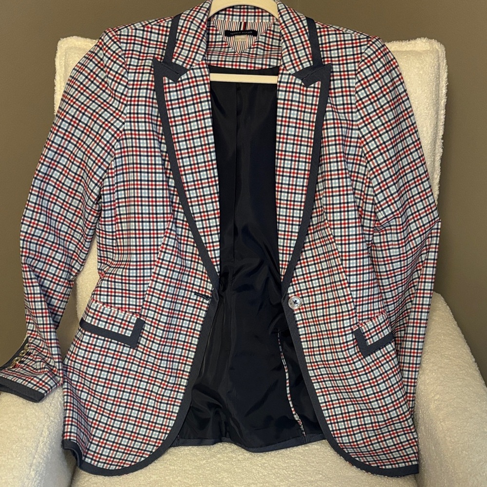 Tommy Hilfiger Checkered Blazer